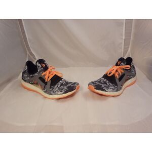 adidas pureboost X womens size 8.5 shoes black floral athletic running sneakers